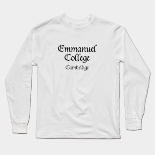 Cambridge Emmanuel College Medieval University Long Sleeve T-Shirt